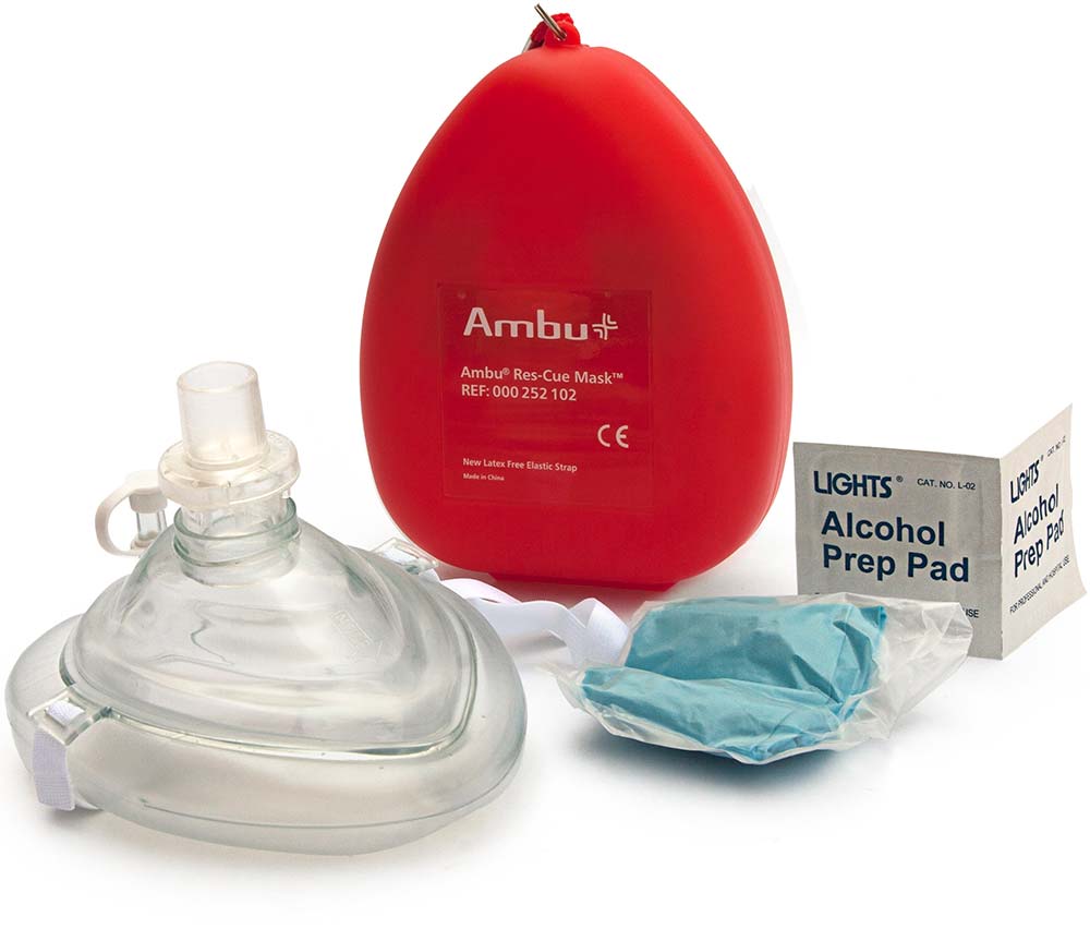 AMBU CPR Mask with Hard CaseLifeguard Equipment