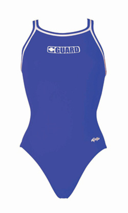royal blue lifeguard swimsuits