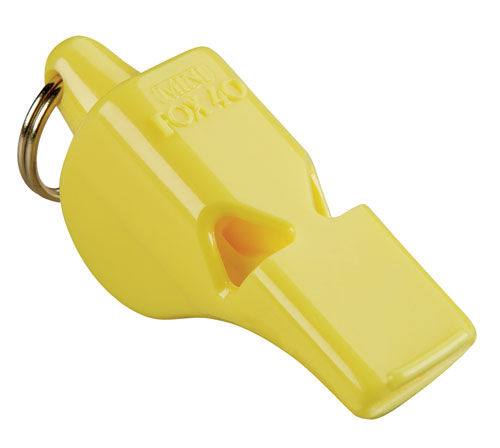 pealess safety whistle