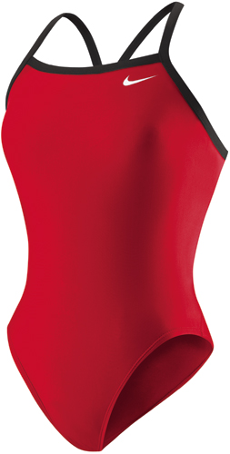 red nike swimsuit