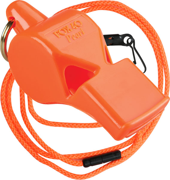 pealess safety whistle