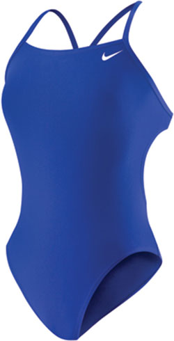 blue nike swimsuit