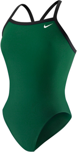 forest green swimsuit