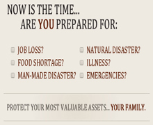 Emergceny Food Storage