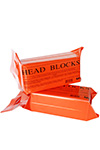 Morrison Medical Orange Vinyl Foam Head Blocks, Pair | Model: 0320