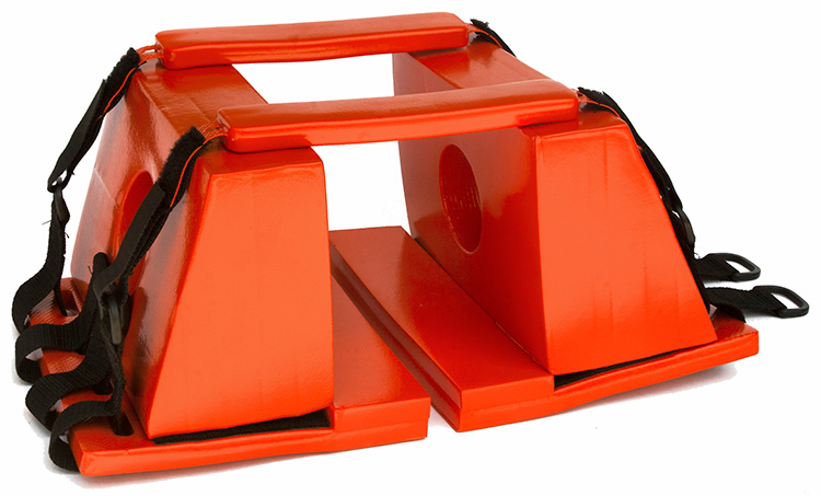 Kemp Scoop Stretcher Head Immobilizer Spineboard 2 Piece 10-010