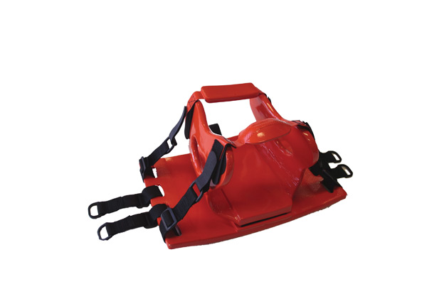 European Style Kemp Head Immobolizer for Spineboard - Red 10-009