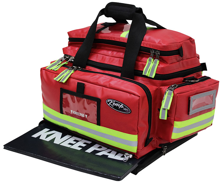 Kemp USA Tarpaulin Fluid-Resistant Trauma Bag - Red 10-104-TPN