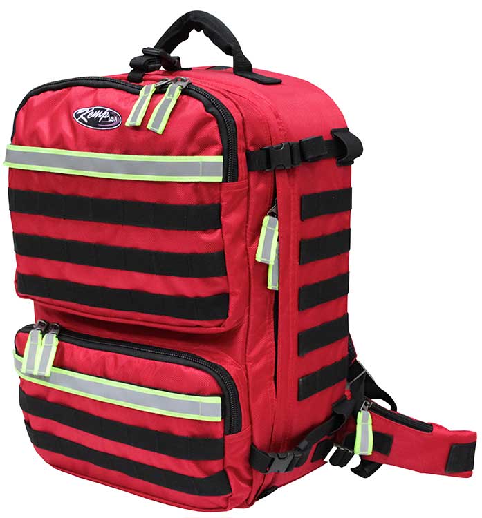 KEMP USA Premium Rescue and Tactical Bag, Red 10-122-RED-PRE