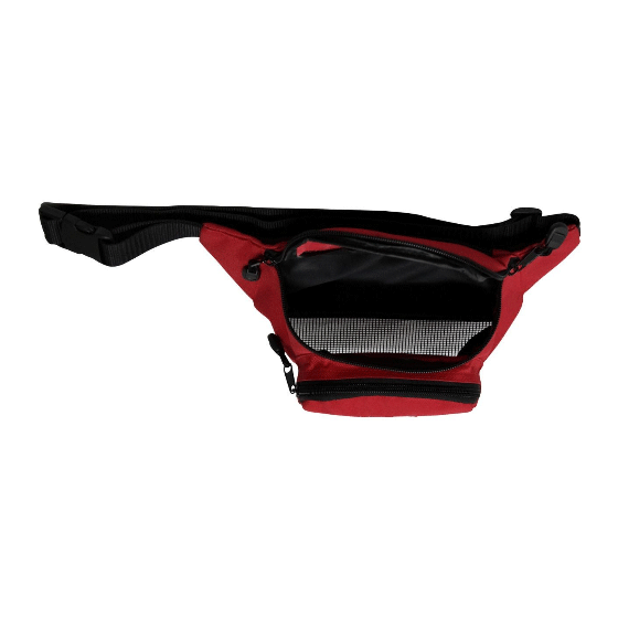 Kemp USA Red Water Draining Mesh Hip Pack  | 10-124 NO Logo