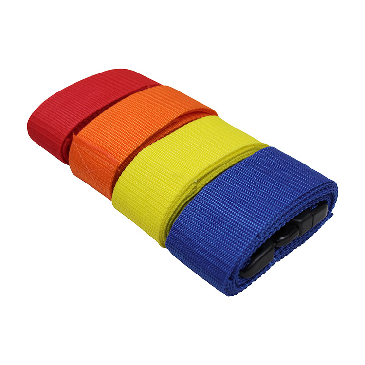 KEMP Lifeguard One Piece Spineboard Strap w/ Plastic Buckle | 10-302 4 Color Pak | Spinal Immobolization
