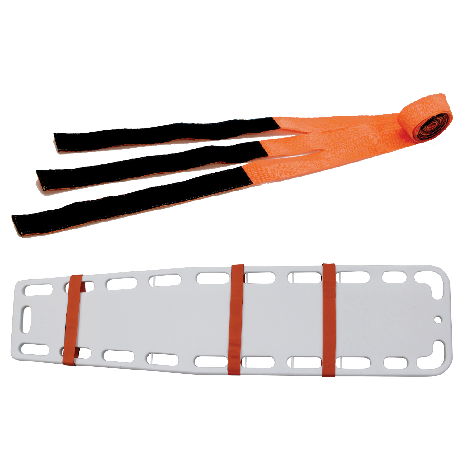 Kemp Velcro Spineboard Straps for Backboard (Set Of 3) Orange | 10-305