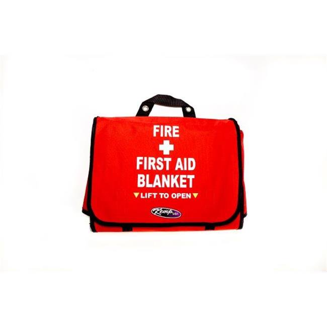 Kemp USA Fire First Aid Blanket Bag with 80 percent Wool Blanket 10-127-BLA