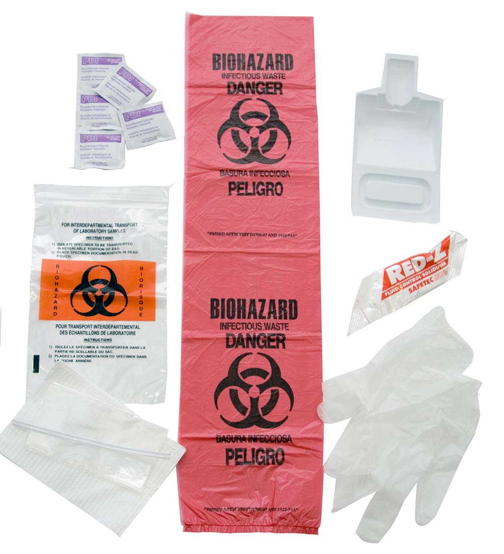 KEMP USA Bloodborne Pathogen Kit in Bag | 10-599 |