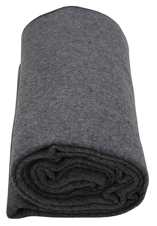 Kemp Multipurpose Wool Blankets - Gray 50% Wool Blanket, 4 lbs., 60