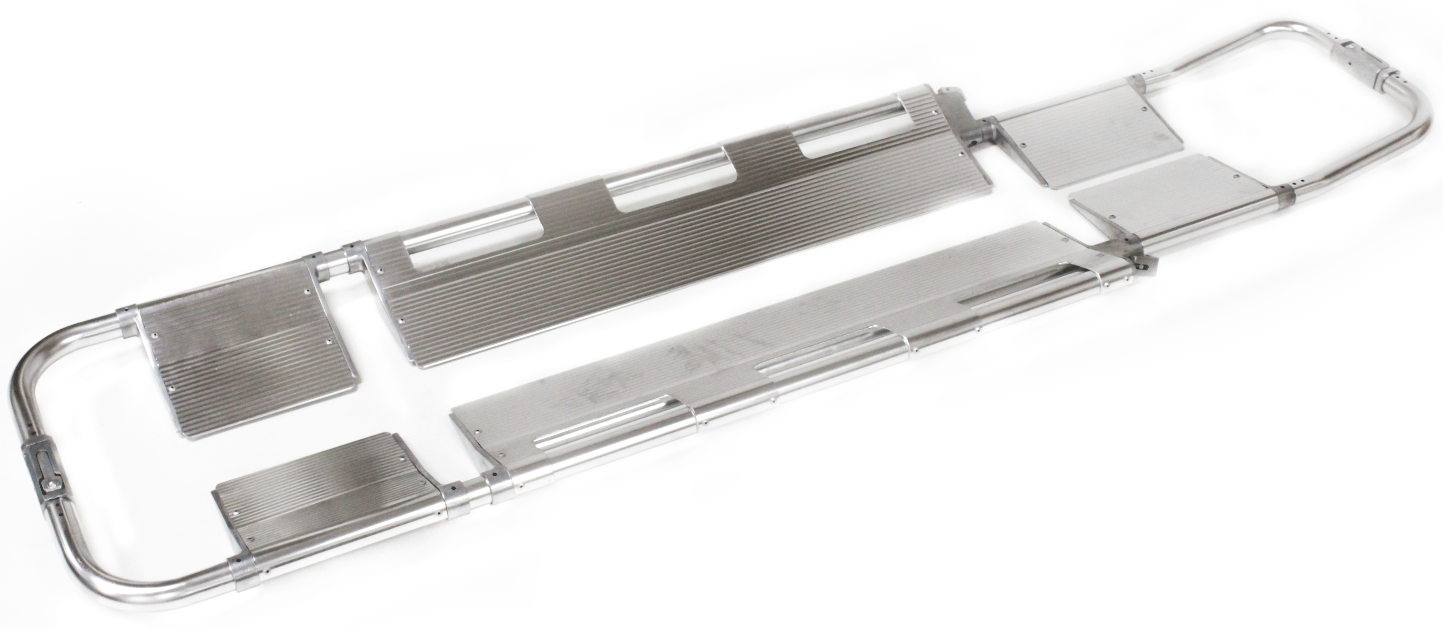 Aluminum Metal Scoop Stretcher for Injured Patients | 10-989