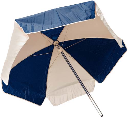 2 Panel Navy and White Lifeguard Pool Umbrellas | 12-002 Navy | Kemp USA  lifeguardstore supply