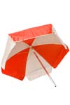 2 Panel Red and White Lifeguard Pool Umbrellas | 12-002 Red | Kemp USA lifeguardstore supply
