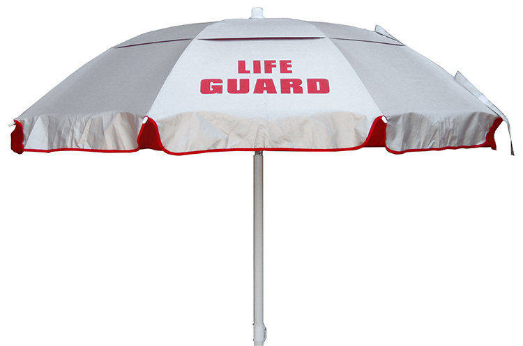 Kemp Lifeguard Solar 5.5' Wind Umbrella |12-003-RED-GRD