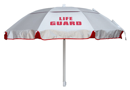 Kemp USA Wind Warrior Umbrella | 12-003-RED-GRD | Lifeguard Supply Store