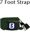 Morrison Medical Metal Push Button One Piece, 7' | 1208 Green |Spine Board Strap Spinal Immobilization