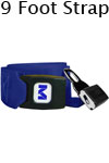 Morrison Medical Metal Push Button One Piece, 9' | 1209 Blue |Spine Board Strap Spinal Immobilization