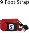 Morrison Medical Metal Push Button One Piece, 9' | 1209 Red |Spine Board Strap Spinal Immobilization