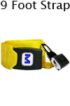 Morrison Medical Metal Push Button One Piece, 9' | 1209 Yellow |Spine Board Strap Spinal Immobilization