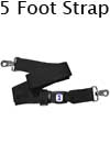 Dick Medical Metal Push Button Metal Swivel Speed Clip 2PC,5' | 1210 Black |Spine Board Strap Spinal Immobilization
