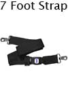 Morrison Medical Metal Push Button Metal Swivel Speed Clip 2PC,7' | 1211 Black |Spine Board Strap Spinal Immobilization