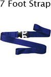 Morrison Medical Plastic Side Release Loop Lok Ends 2PC,7' | 1251 Blue |Spine Board Strap Spinal Immobilization