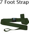 Morrison Medical Plastic Side Release Loop Lok Ends 2PC,7' | 1251 Green |Spine Board Strap Spinal Immobilization