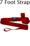 Morrison Medical Plastic Side Release Loop Lok Ends 2PC,7' | 1251 Red |Spine Board Strap Spinal Immobilization