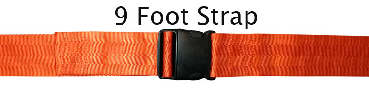 Morrison Medical Plastic Side Release 1PC,9' | 1259 Orange |Spinal Immobilization Spine Board Strap