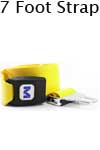 Morrison Medical Metal Push Button Vinyl 1PC, 7' | 1308X Yellow |Spinal Immobilization Spine Board Strap