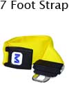 Morrison Medical Metal Push Button Poly 1PC, 7' | 1308 Yellow |Spinal Immobilization Spine Board Strap