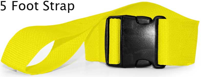 Poly Spineboard Loop-Lok Straps with Plastic Buckle