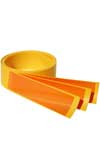 Morrison Medical Set of 3 Vinyl Disposable Stick & Cut Restraints | 1398 Yellow |Spinal Immobilization Spine Board Strap