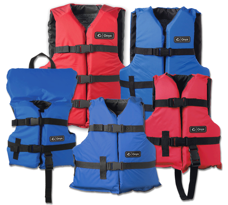 Kemp USA | Universal Life Jacket | Life Vest Type III PFD | 20-002-4-PACK