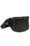 Black Hip Pack - 3 Pocket Fanny Pack