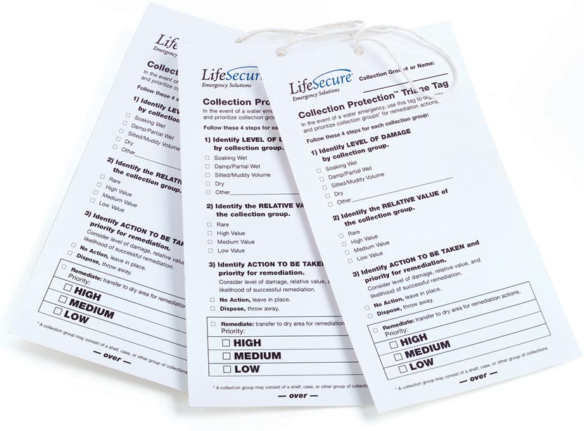 Emergency Response Collection Protection Triage Tags (31350)