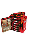 MobileAid Hi-Vis XL 200 Hi-Visibility Trauma First Aid Backpack Kit (31415)