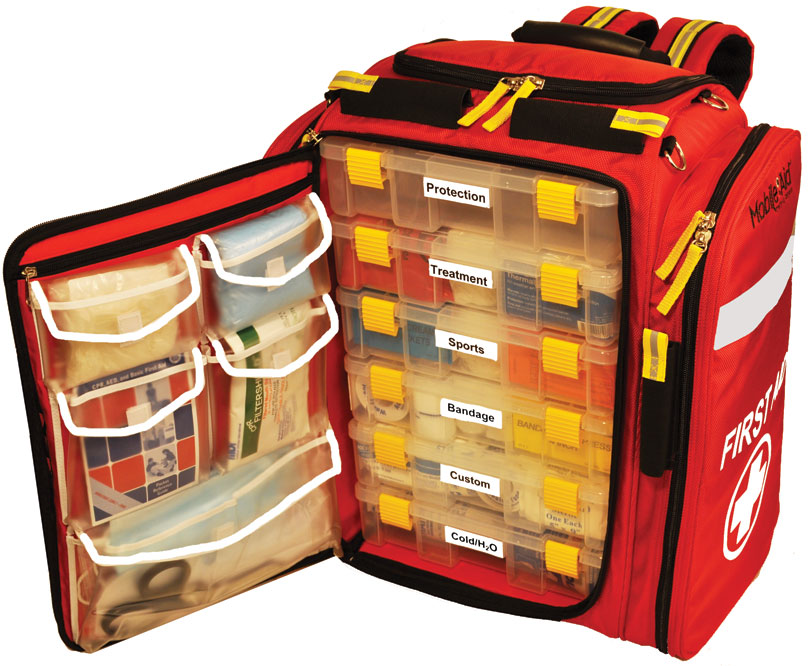MobileAid XL 100 Sports First Aid Backpack Kit (31455)