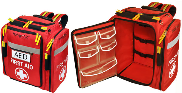 [Load-Your-Own] MobileAid XL Hi-Visibility AED & First Aid Backpack (31480)