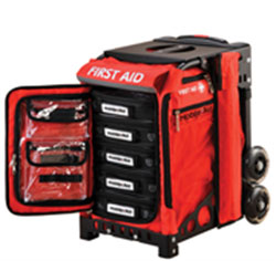MobileAid Pro200 EASY-ROLL Hi-Visibility Modular Trauma First Aid Station [Load-Your-Own] (31570)