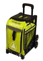 MobileAid EASY-Roll Emergency Response Cart [Load-Your-Own]  Safety Green (31590)