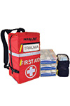 MobileAid Reflex Hi-Visibility 30-PERSON Modular Trauma First Aid Backpack Kit (31732) Lifesecure
