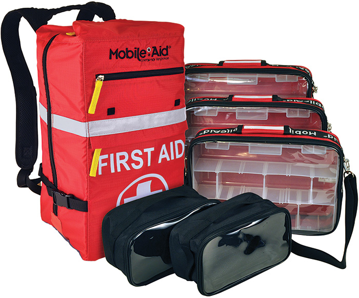 Medical Crash Carts / [Load-Your-Own] MobileAid Reflex Pro Hi-Visibility First Aid Backpack (31738)