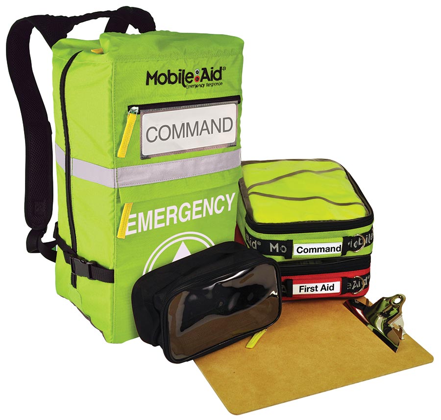 MobileAid Reflex 100 Incident Command Backpack Kit | 31740 Lifesecure