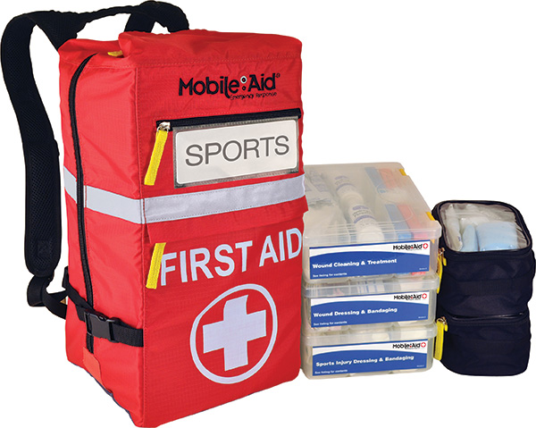 MobileAid Reflex 100 Sports First Aid Backpack Kit (31747)